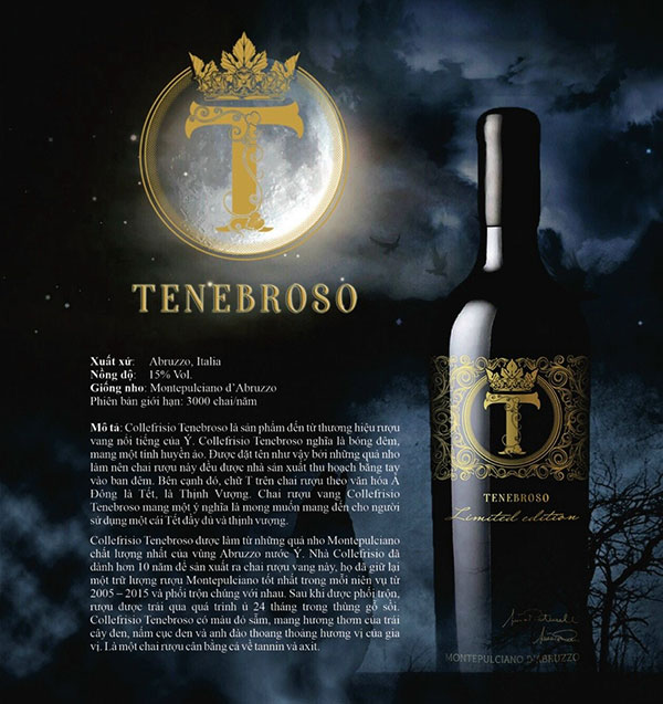 Ruou Vang T Tenebroso Limited Edition 1