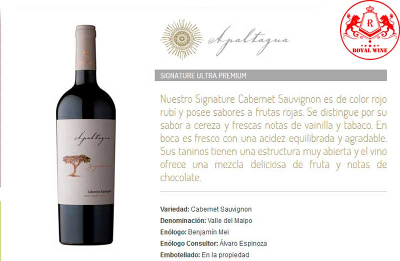 Ruou Vang Apaltagua Signature Cabernet Sauvignon2