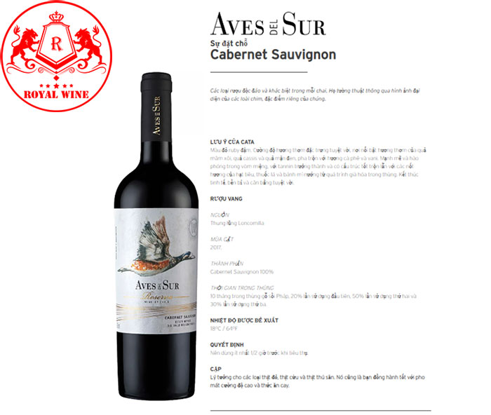 Ruou Vang Aves Del Sur Reserva Cabernet Sauvignon1