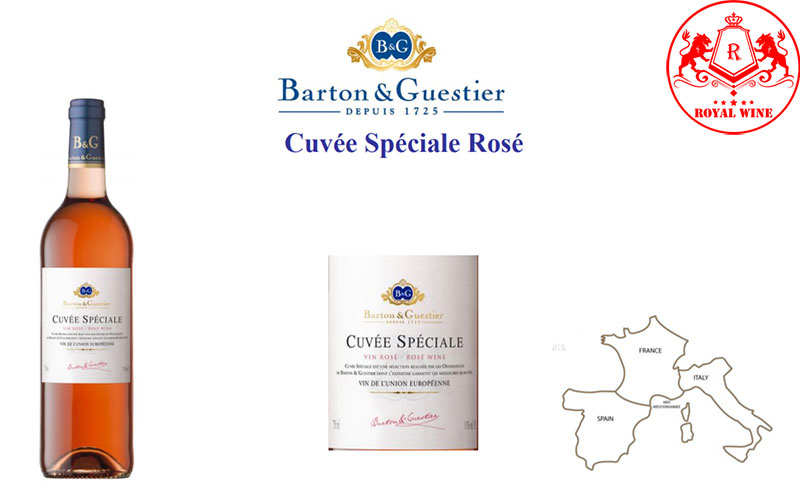 Ruou Vang Barton Guestier Cuvee Speciale Rose 1