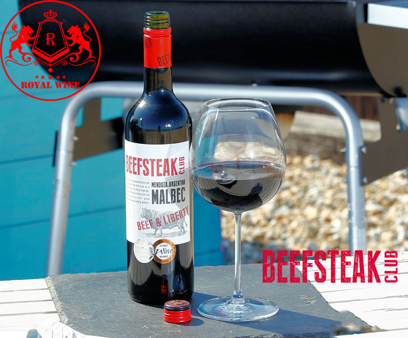 Ruou Vang Beefsteak Club Malbec Liberty