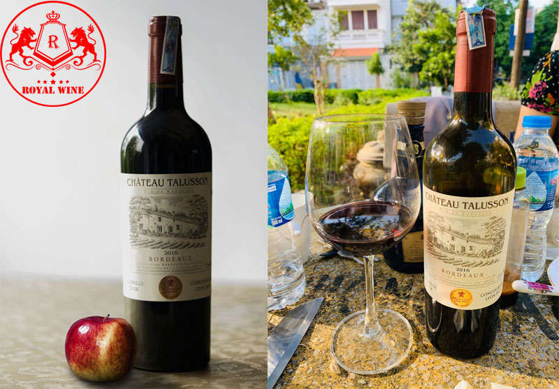 Ruou Vang Chateau Talusson Bordeaux 1