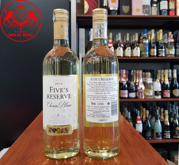 Ruou Vang Fives Reserve Chenin Blanc3