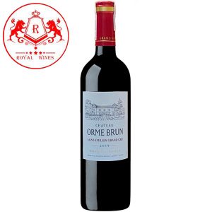 Rượu Chateau Orme Brun Saint-Emillion Grand Cru