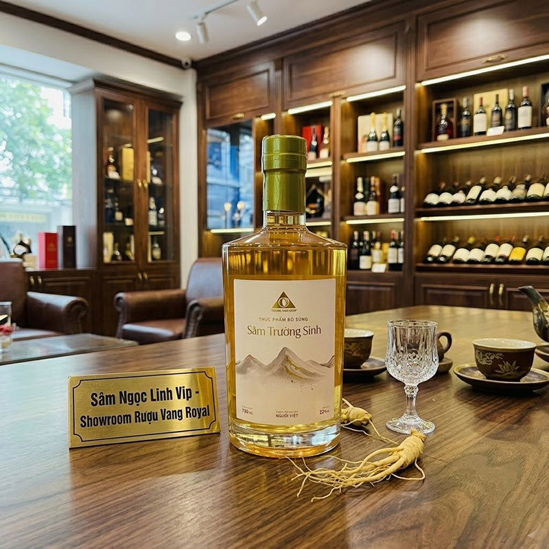 Rượu Sâm Trường Sinh Rượu Vang Royal